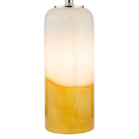 Deandra Table Lamp - Yellow Art Glass