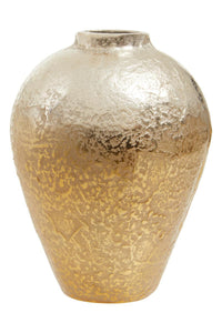 Dion Ombre Silver and Gold Finish Vases
