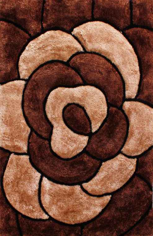 3D Carved Rose Rugs
