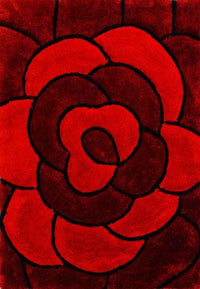3D Carved Rose Rugs