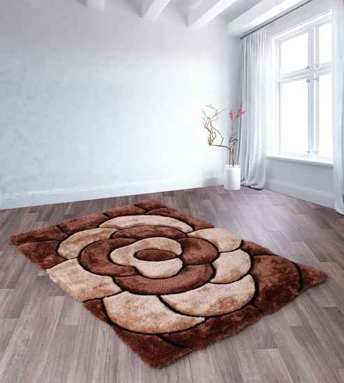 3D Carved Rose Rugs