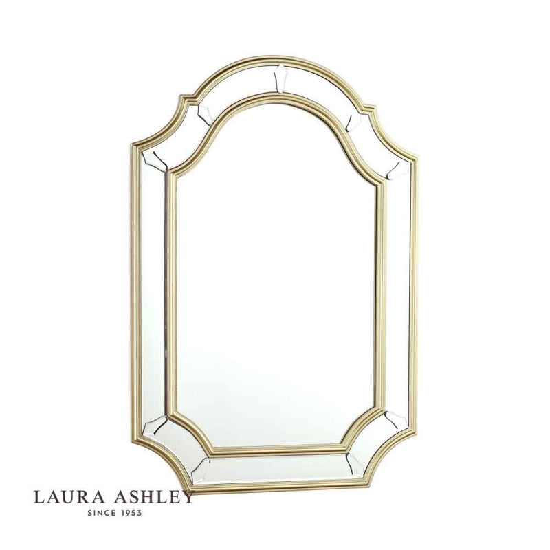 Laura Ashley Braxton Rectangular Mirror - Champagne Gold