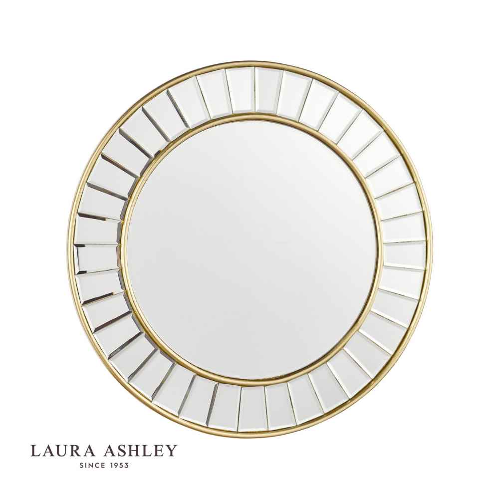 Laura Ashley Clemence Mirror Collection - Gold Leaf