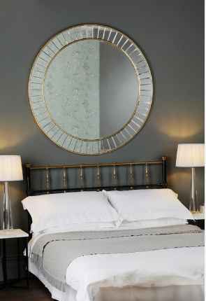 Laura Ashley Clemence Mirror Collection - Gold Leaf