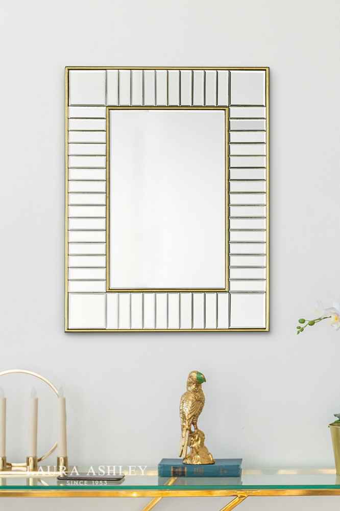 Laura Ashley Clemence Mirror Collection - Gold Leaf