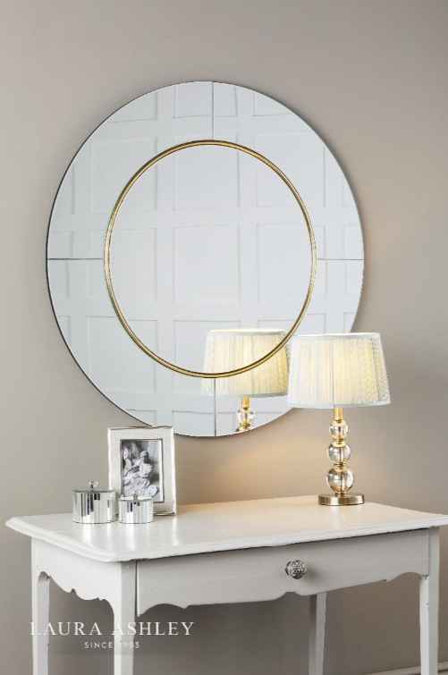 Laura Ashley Maya Round Mirror