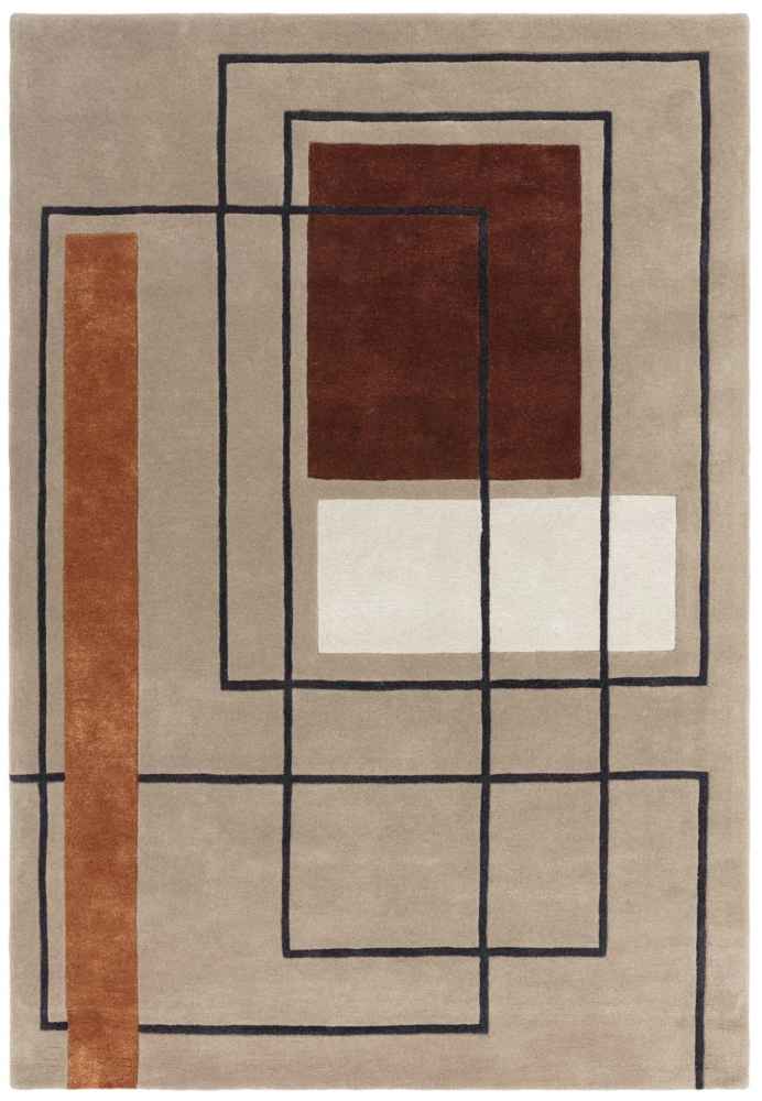 Reef Rug - Outline Terracotta RF20