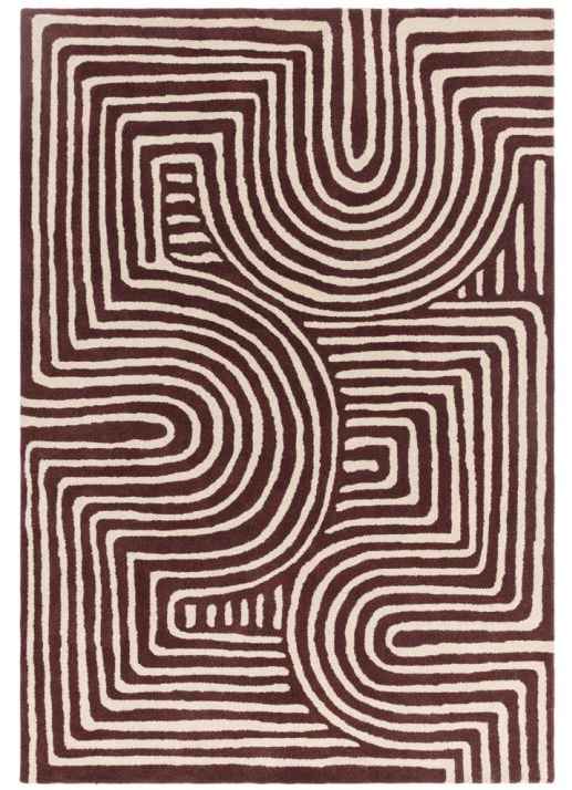 Reef Rug - Curve Plum RF29