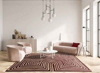 Reef Rug - Curve Plum RF29
