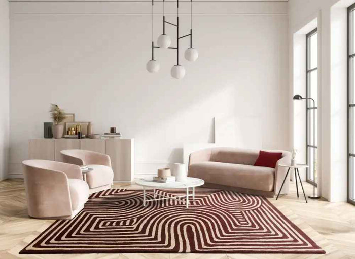 Reef Rug - Curve Plum RF29