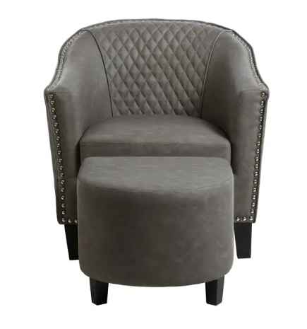 Derby Armchair and Footstool