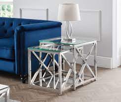 Miami Nest of Tables Silver