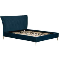 Pleated Bedstead - Teal