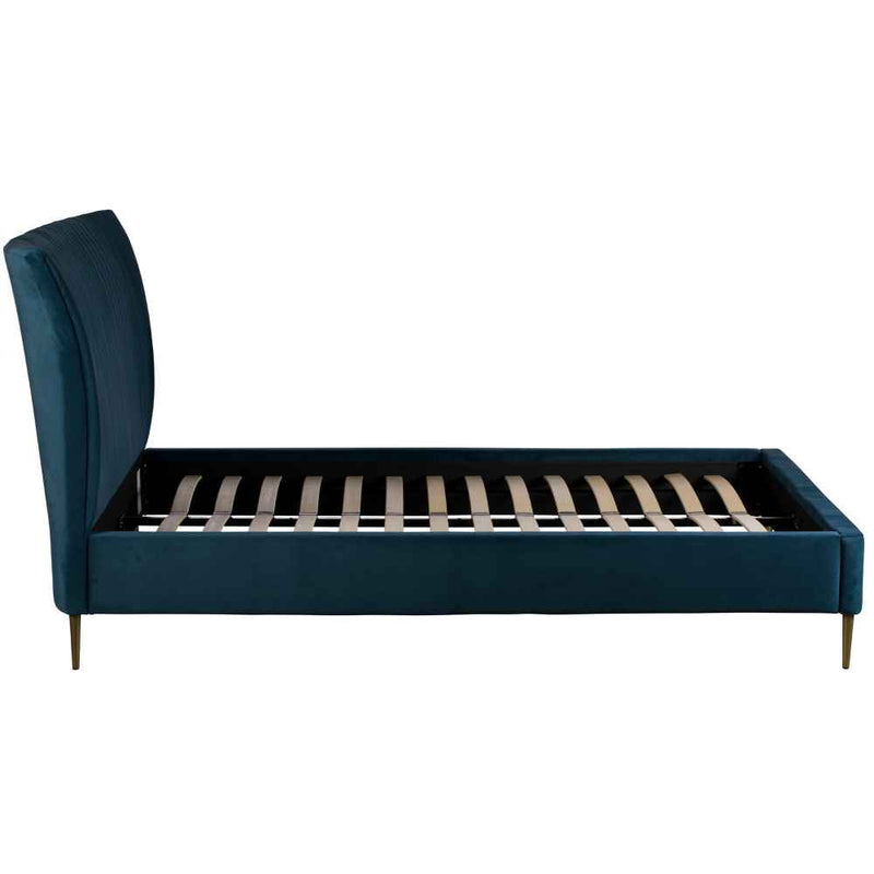 Pleated Bedstead - Teal