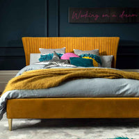 Pleated Bedstead - Turmeric