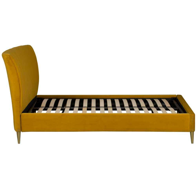 Pleated Bedstead - Turmeric