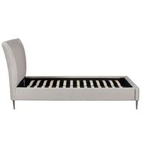 Pleated Bedstead - Silver