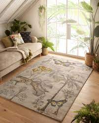 Botany Charcoal/Chartreuse Rug