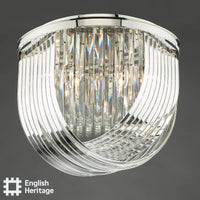 Eltham Lighting Collection - Polished Nickel and Crystal
