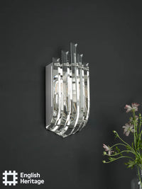 Eltham Lighting Collection - Polished Nickel and Crystal