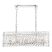 Entwine Lighting Collection - Polished Nickel and Crystal