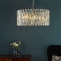 Entwine Lighting Collection - Polished Nickel and Crystal