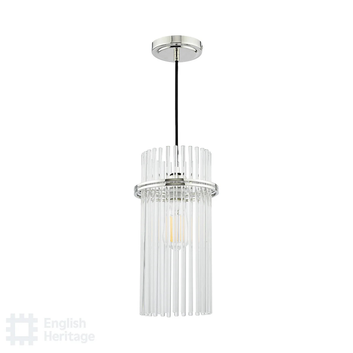 Eltham Lighting Collection - Polished Nickel and Crystal