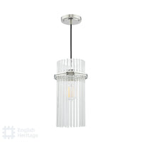 Eltham Lighting Collection - Polished Nickel and Crystal