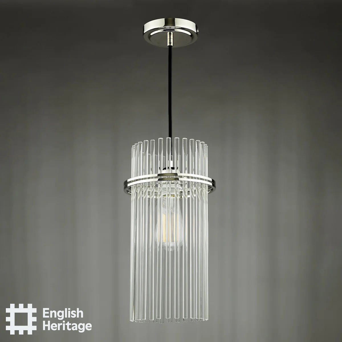 Eltham Lighting Collection - Polished Nickel and Crystal