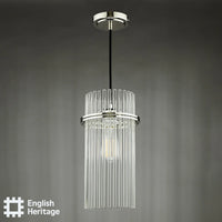 Eltham Lighting Collection - Polished Nickel and Crystal
