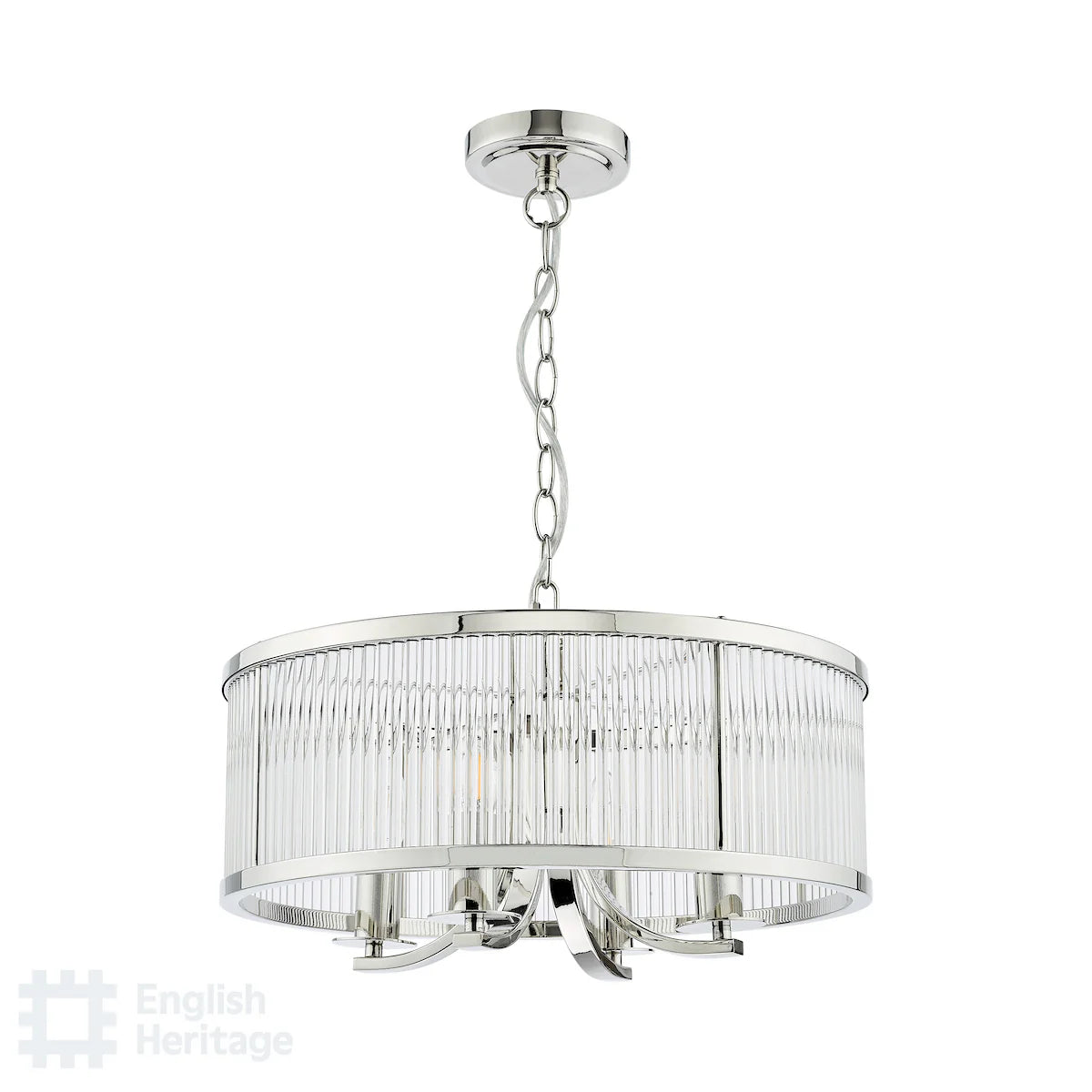 Eltham Lighting Collection - Polished Nickel and Crystal