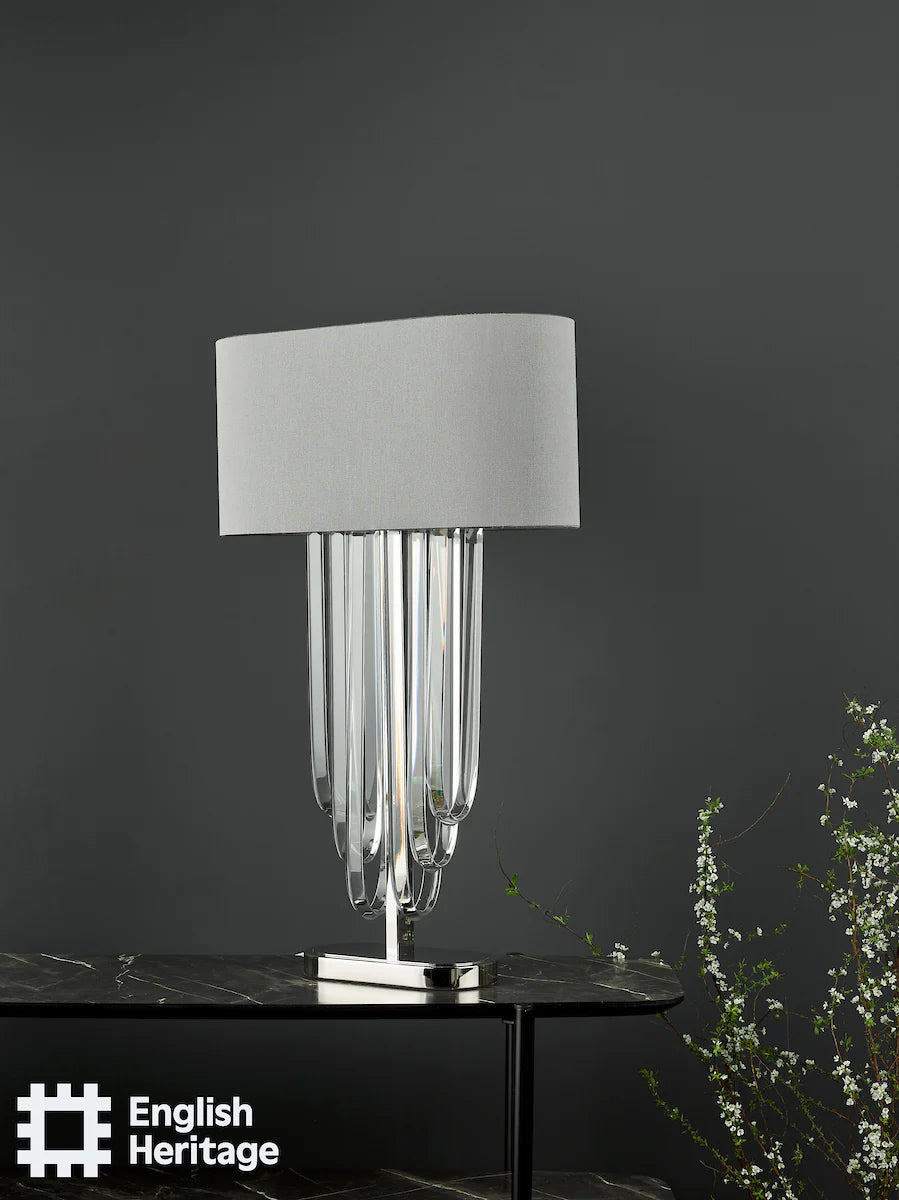 Eltham Lighting Collection - Polished Nickel and Crystal