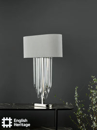 Eltham Lighting Collection - Polished Nickel and Crystal