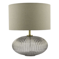 Edmond Lighting Collection - Smoked Glass/Antique Brass