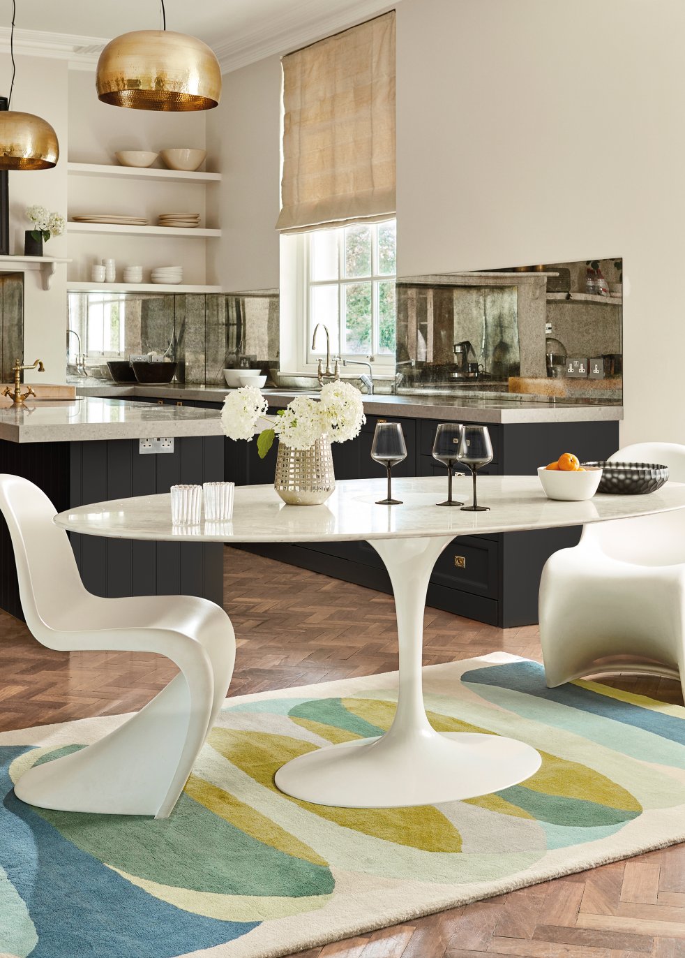 Harlequin Ellliptic Rug - Emerald