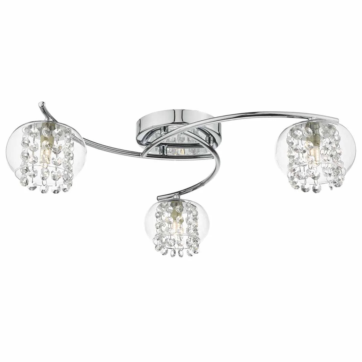 Elma Lighting Collection Polished Chrome & Glass