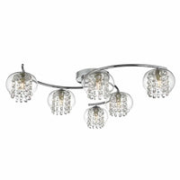 Elma Lighting Collection Polished Chrome & Glass