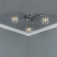 Elma Lighting Collection Polished Chrome & Glass