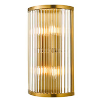 Eleanor 15 Lighting Collection Natural Brass Glass