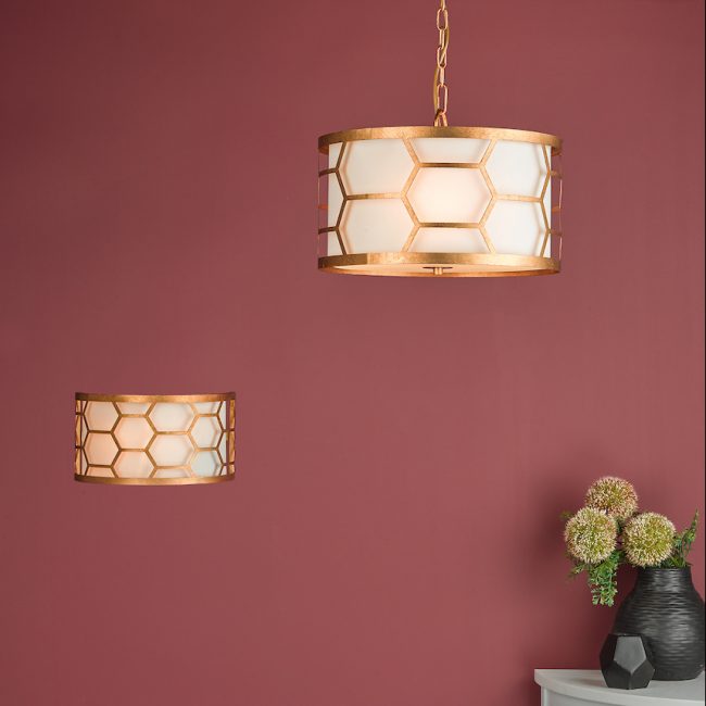 Epstein Lighting Collection - Light Gold & Ivory