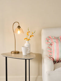 Erika Lighting Collection - Antique Bronze and Amber Glass