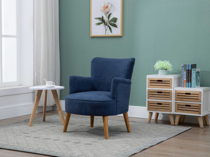 Keira Armchair - Midnight Blue