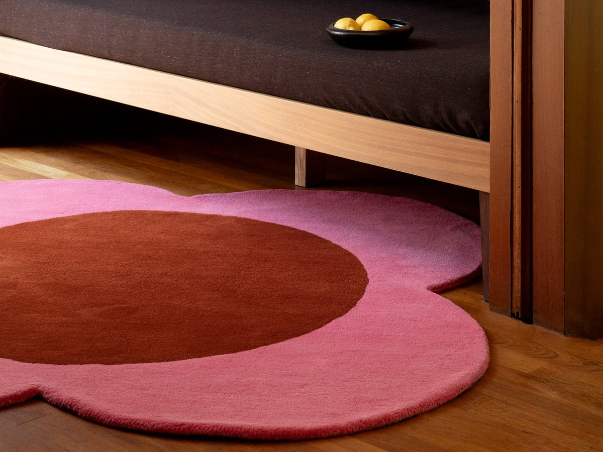 Orla Kiely Rug - Spot Flower Round (Multiple colours available)