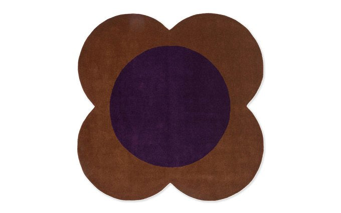 Orla Kiely Rug - Spot Flower Round (Multiple colours available)