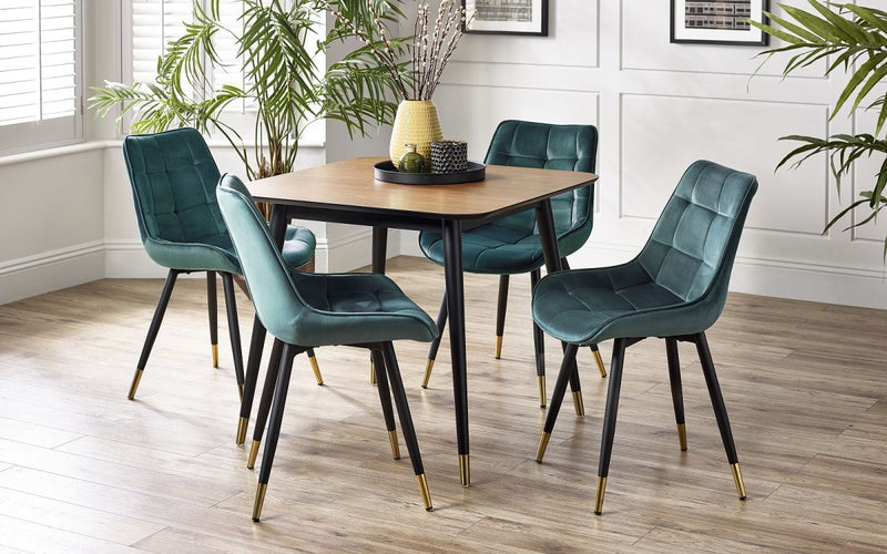 Findlay Dining Tables - Walnut and Black
