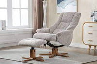 Florida Swivel Recliner - Wheat Fabric