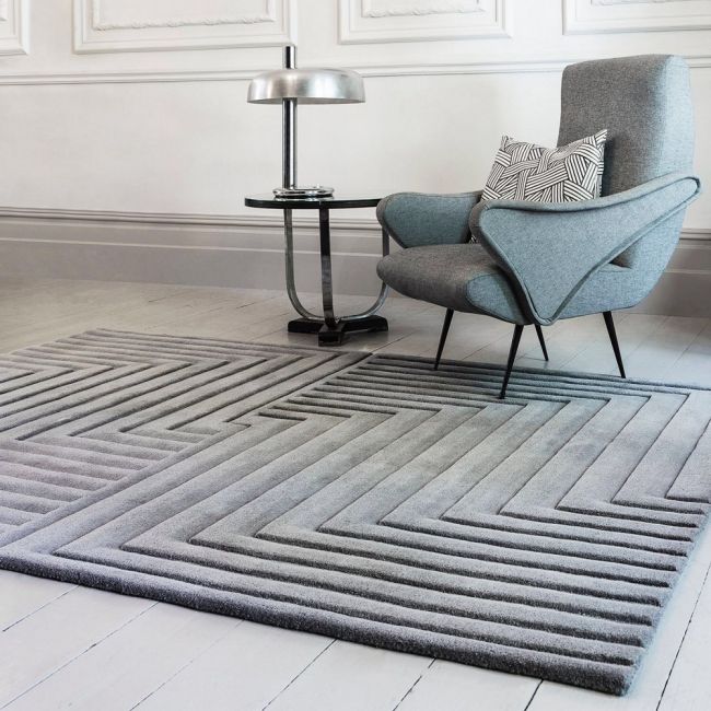 Form Rug Collection - Silver
