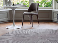 Wedgwood Rugs -  Folia Round Grey