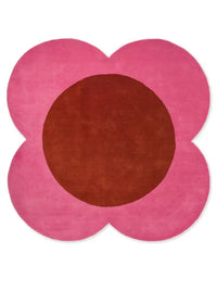 Orla Kiely Rug - Flower Pink
