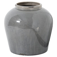Garda Grey Glazed Vase Collection